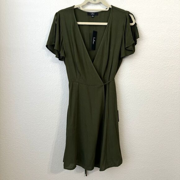 Lulus Dresses & Skirts - Lulus Dress Womens Size Small Green Wrap Harbor Point New